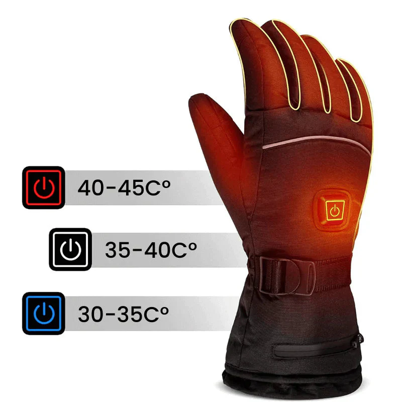 Unisex Elektrisch Verwarmde Handschoenen met Touchscreen Functie - Image 4