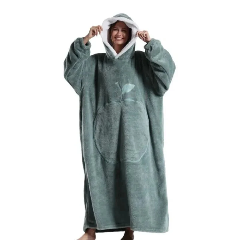 Unisex Oversized Fleece Hoodie voor Comfortabele Ontspanning - Image 10