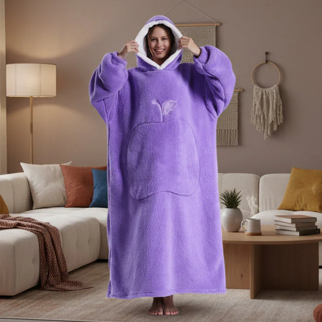 Unisex Oversized Fleece Hoodie voor Comfortabele Ontspanning - Image 2