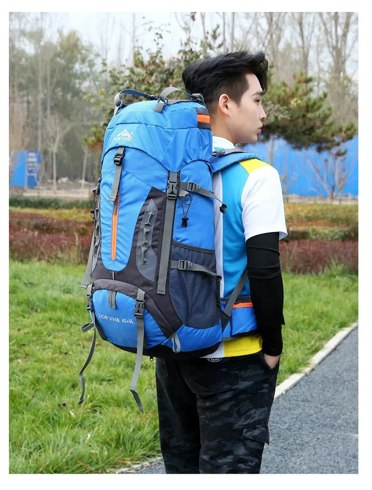 Unisex Rugzak 45 Liter Waterdicht Voor Outdoor Avonturen - Image 4