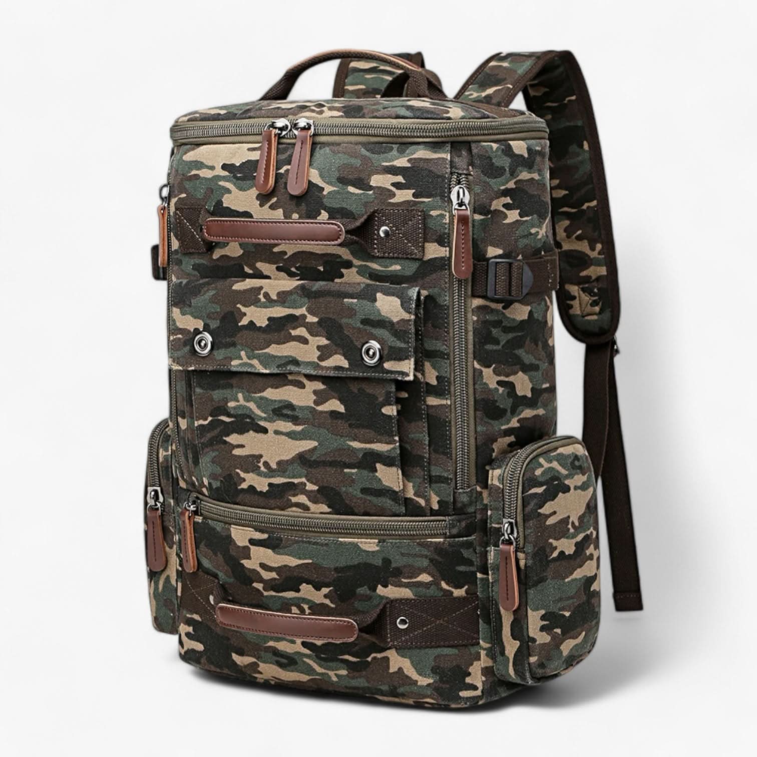 Unisex Rugzak met Laptopvak Vintage voor School en Avontuur - Image 13