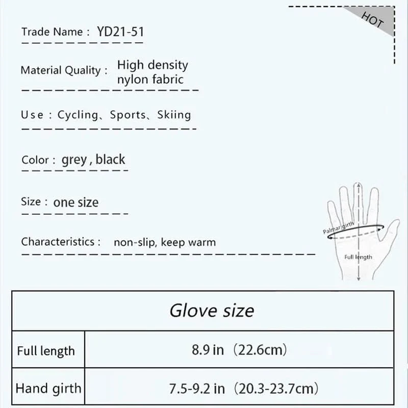 Unisex Sporthandschoenen Thermisch en Waterdicht - Image 6
