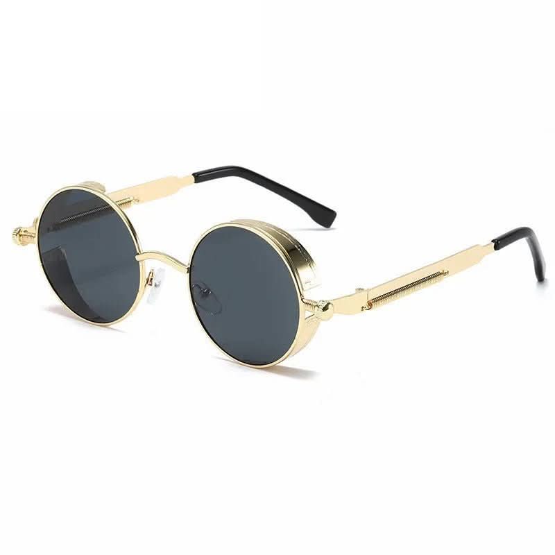 Unisex Vintage Ronde Zonnebril Retro Stijl - Image 8