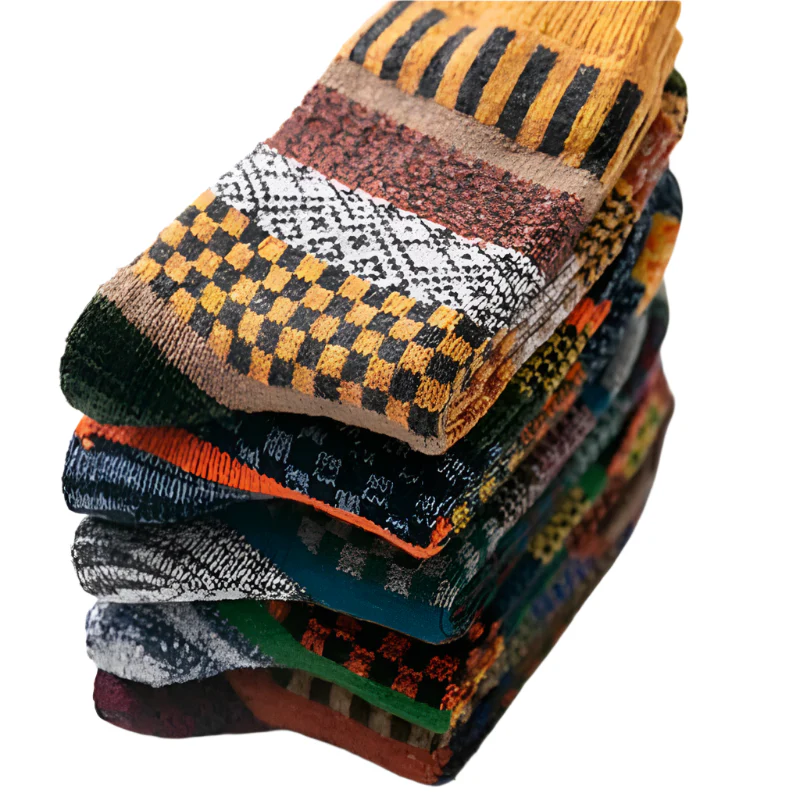 Unisex Winter Sokken Met Unieke Patronen Voor Comfortabele Warmte