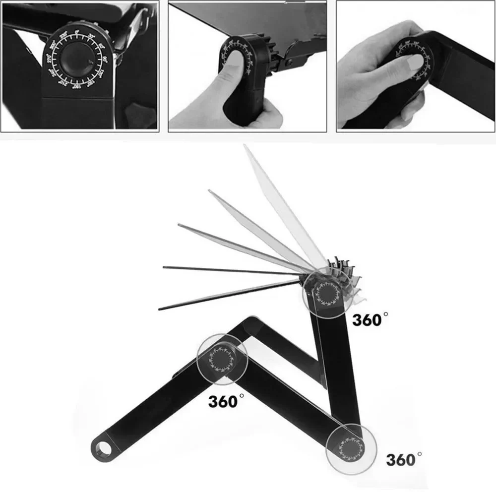 Verstelbare Laptopstandaard voor Comfortabel Werken - Standaard voor Laptop - Image 4