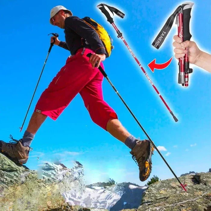 Verstelbare Trekkingstokken Inklapbaar voor Avontuurlijke Wandelaars - Image 2