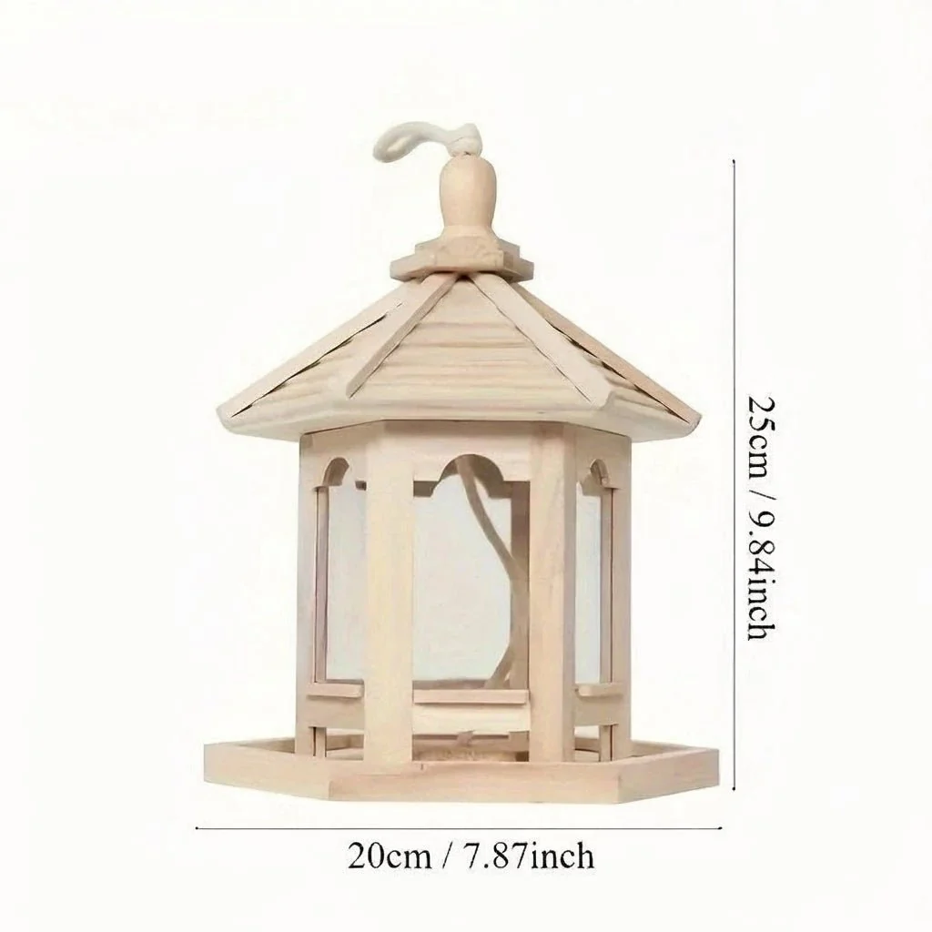 Vogelhuisje met Geïntegreerd Watersysteem voor Tuin - Image 8