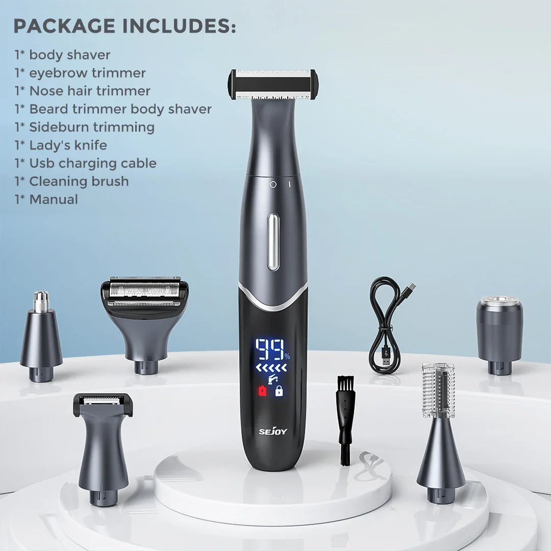 Vrouwelijke Elektrische Epilator Multifunctioneel Scheerapparaat - Image 7