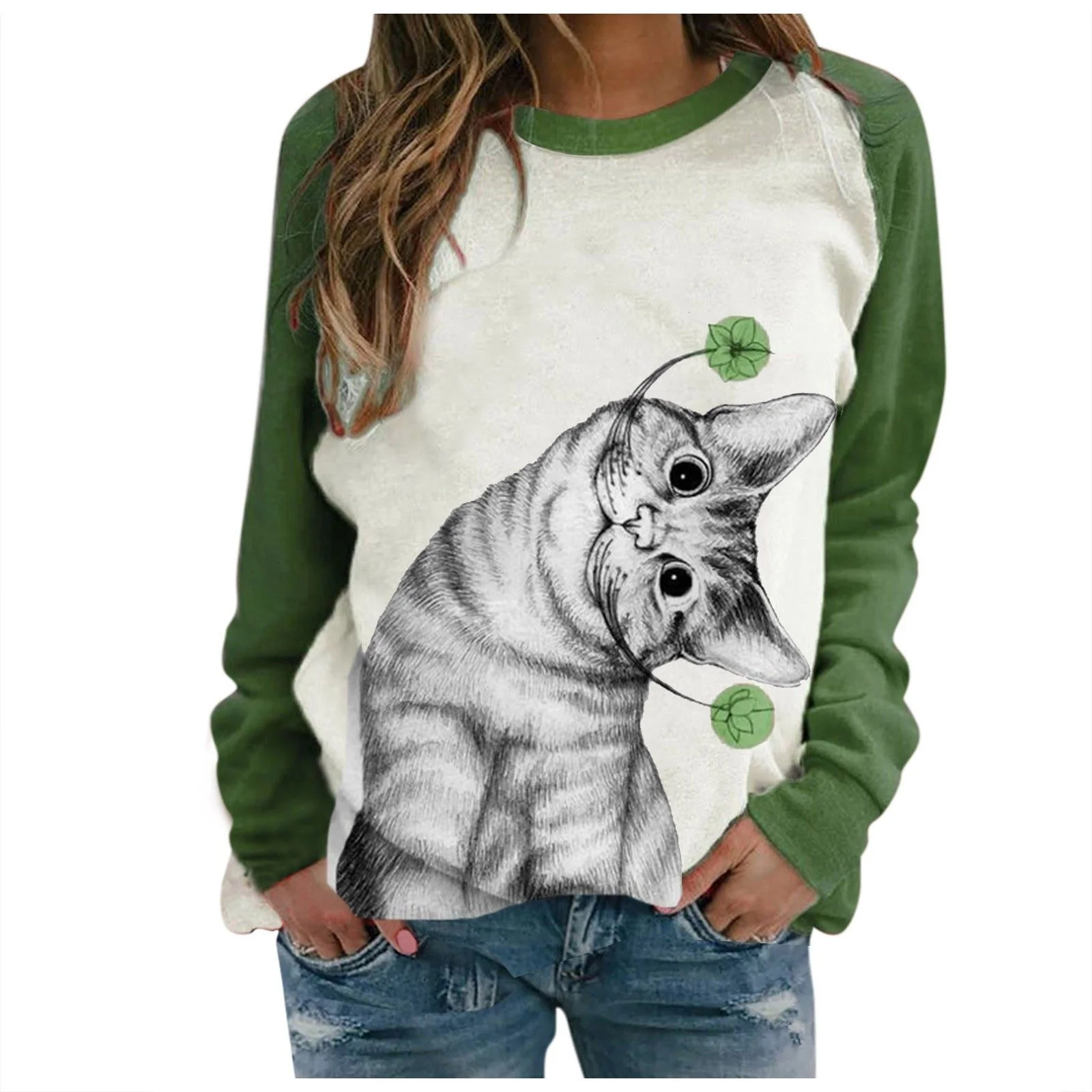 Vrouwen Bedrukt Sweatshirt - Image 6