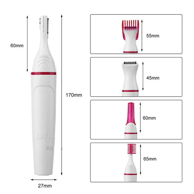 Vrouwen Elektrische Epilator 5-in-1 voor Haarverwijdering - Image 4