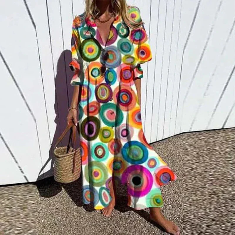 Vrouwen Maxi Jurk Bohemian Stijl - Image 7