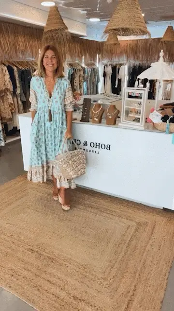 Vrouwen Maxi Jurk met V-hals voor de Lente - Image 9