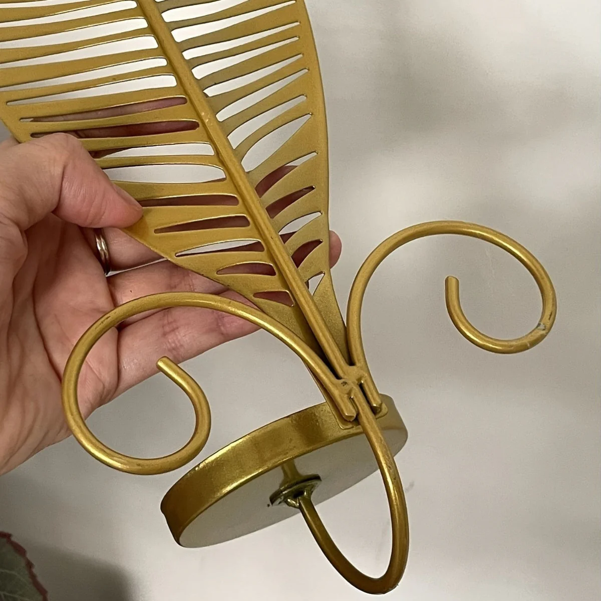 Wandkandelaar Bladmotief Scandinavisch Design voor Binnengebruik - Image 4