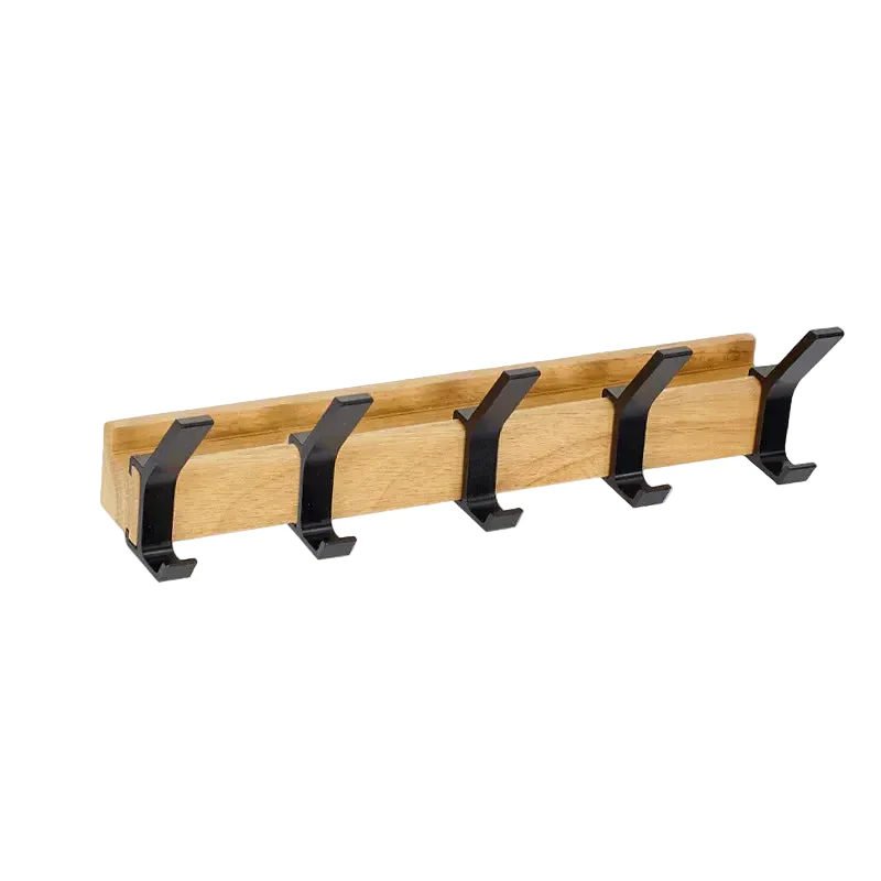 Wandkapstok met Beweegbare Haken Scandinavisch Design voor Jassen en Accessoires