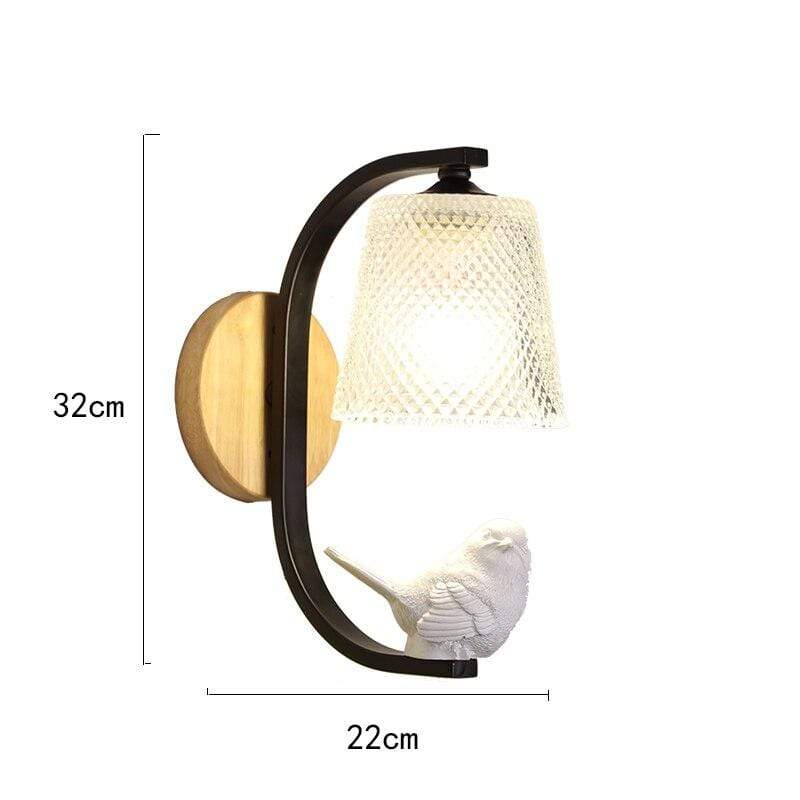 Wandlamp Rustiek Ontwerp Vogellamp voor Binnen Gebruik - Image 6