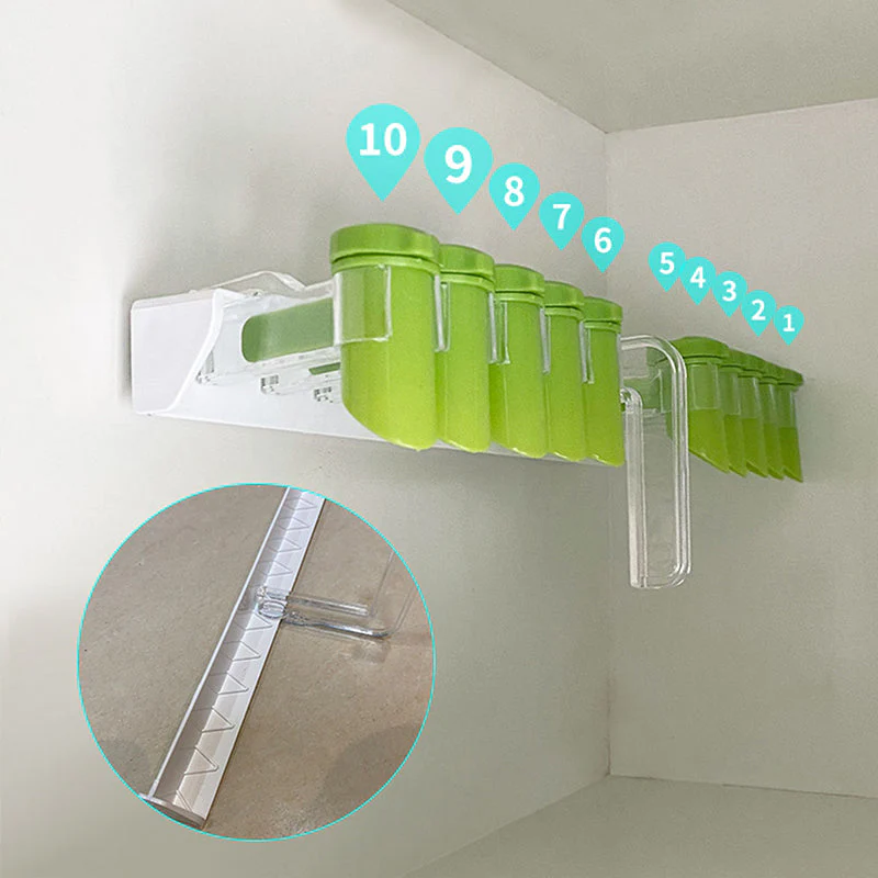 Wandplank Voor Kruiden Met Luchtdichte Clip - Ruimtebesparend Ontwerp - Image 4