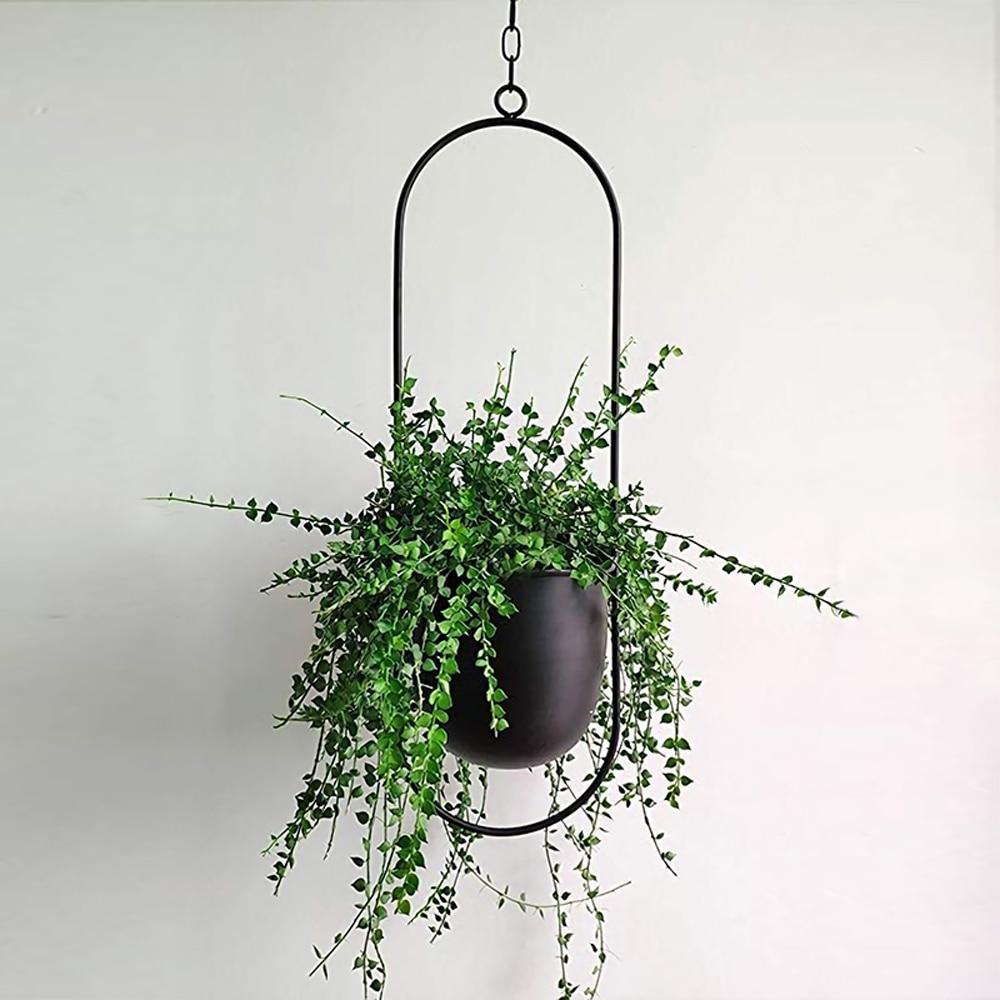 Wandplantenhanger Minimalistisch Met Verstelbare Ketting - Image 6