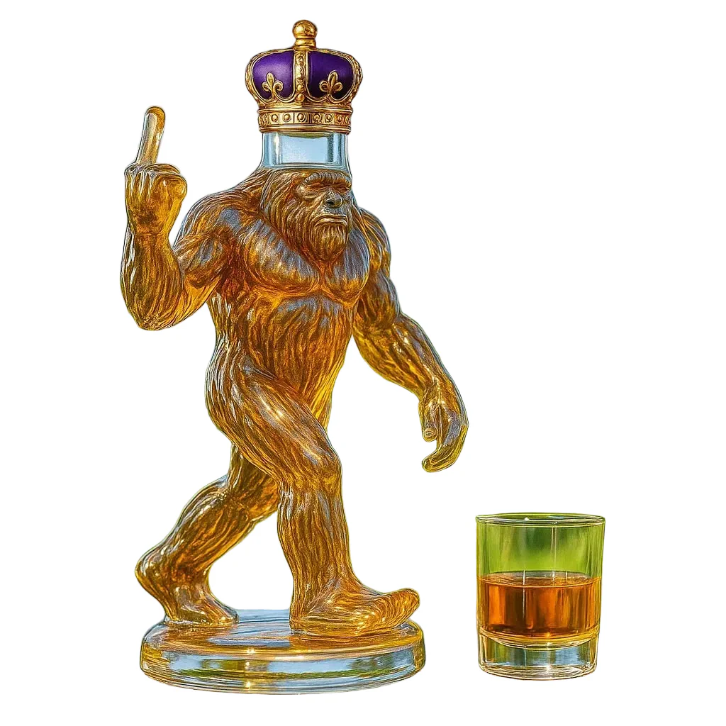 Whisky Karaf Bigfoot Ontwerp Voor Bar En Feest