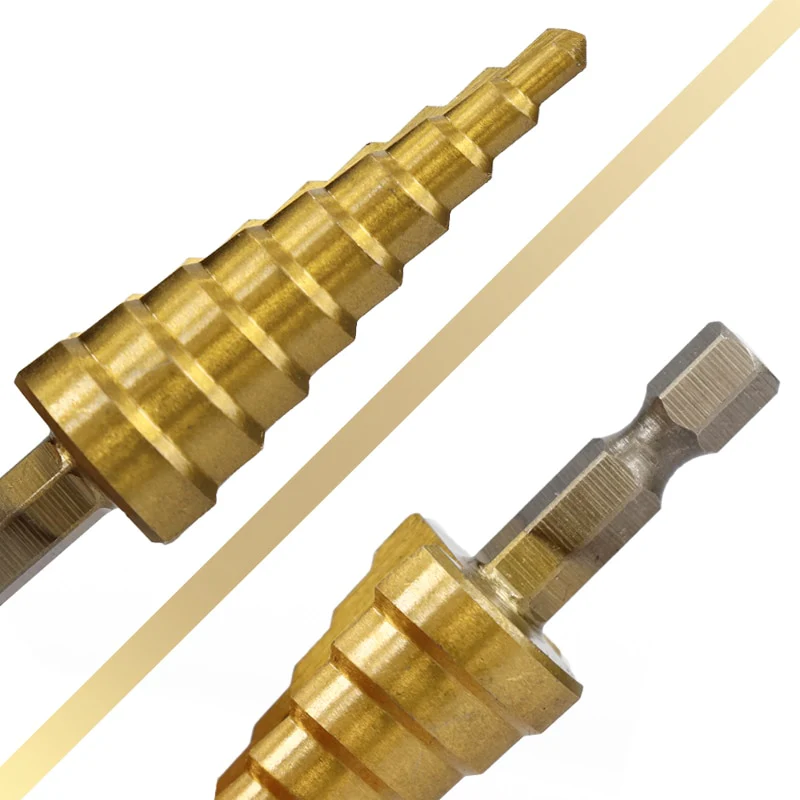 Titanium Gecoate Stappenboor