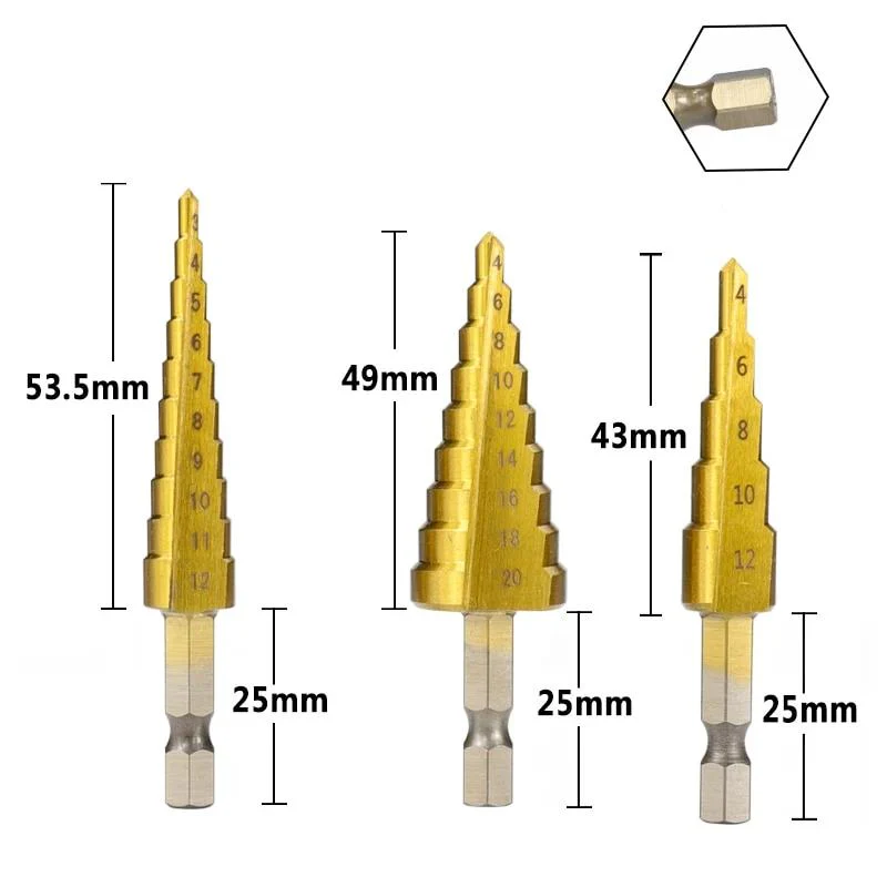 Titanium Gecoate Stappenboor - Image 5