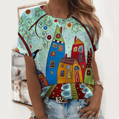 Zomer Vrouwen T-shirt - Image 2