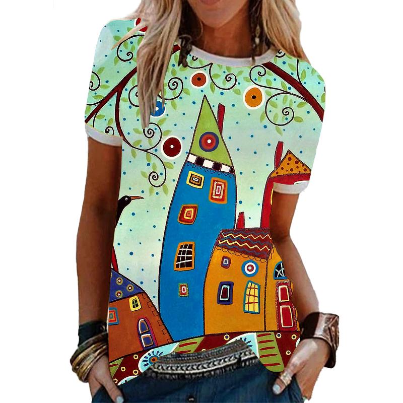 Zomer Vrouwen T-shirt - Image 4