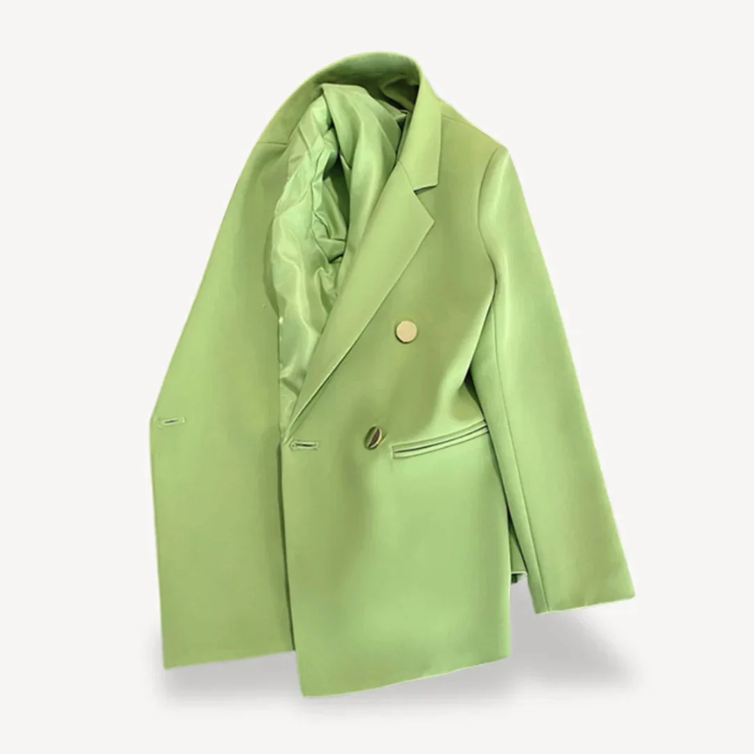 Blazer Dames Met Dubbele Rij Knopen Voor Professionele en Formele Gelegenheden - Image 6