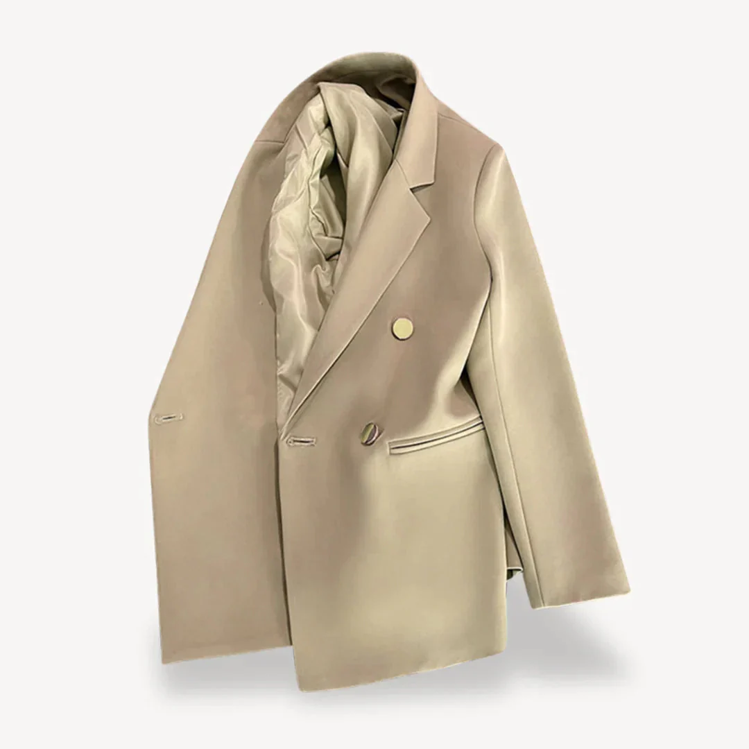 Blazer Dames Met Dubbele Rij Knopen Voor Professionele en Formele Gelegenheden - Image 7