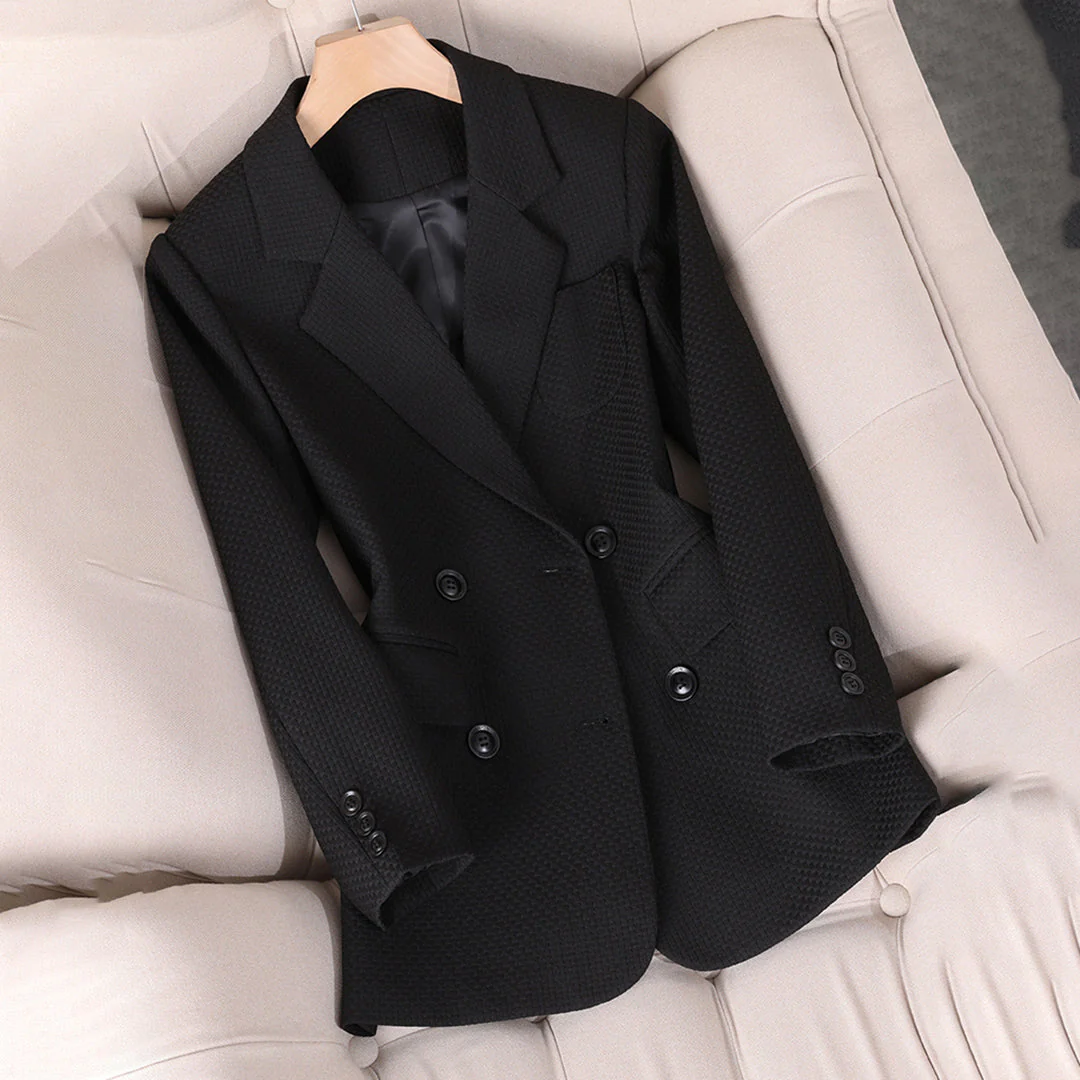 Blazer Dames Met Tailored Fit en Dubbelgeknoopte Sluiting - Image 2